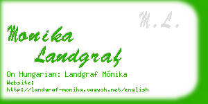 monika landgraf business card