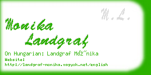 monika landgraf business card